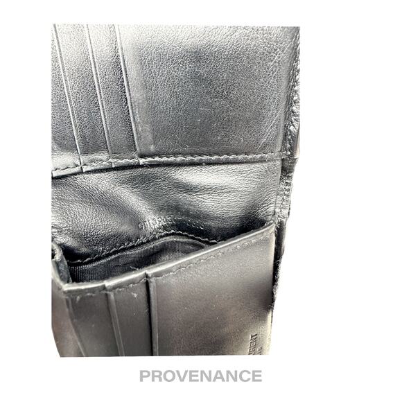 🔴 Saint Laurent Paris SLP Logo Bifold Wallet - Black - Picture 10 of 10